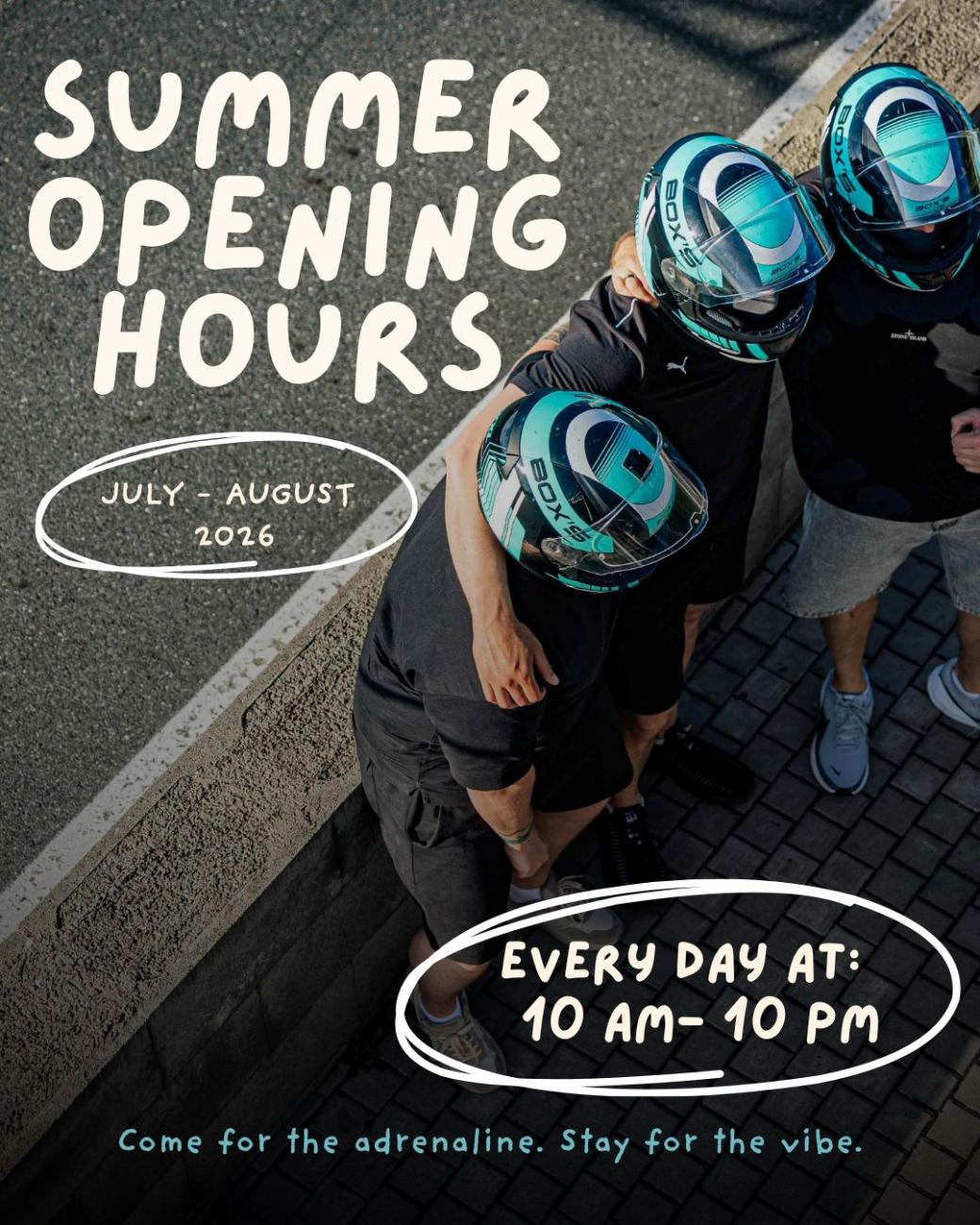 Summer openning hours