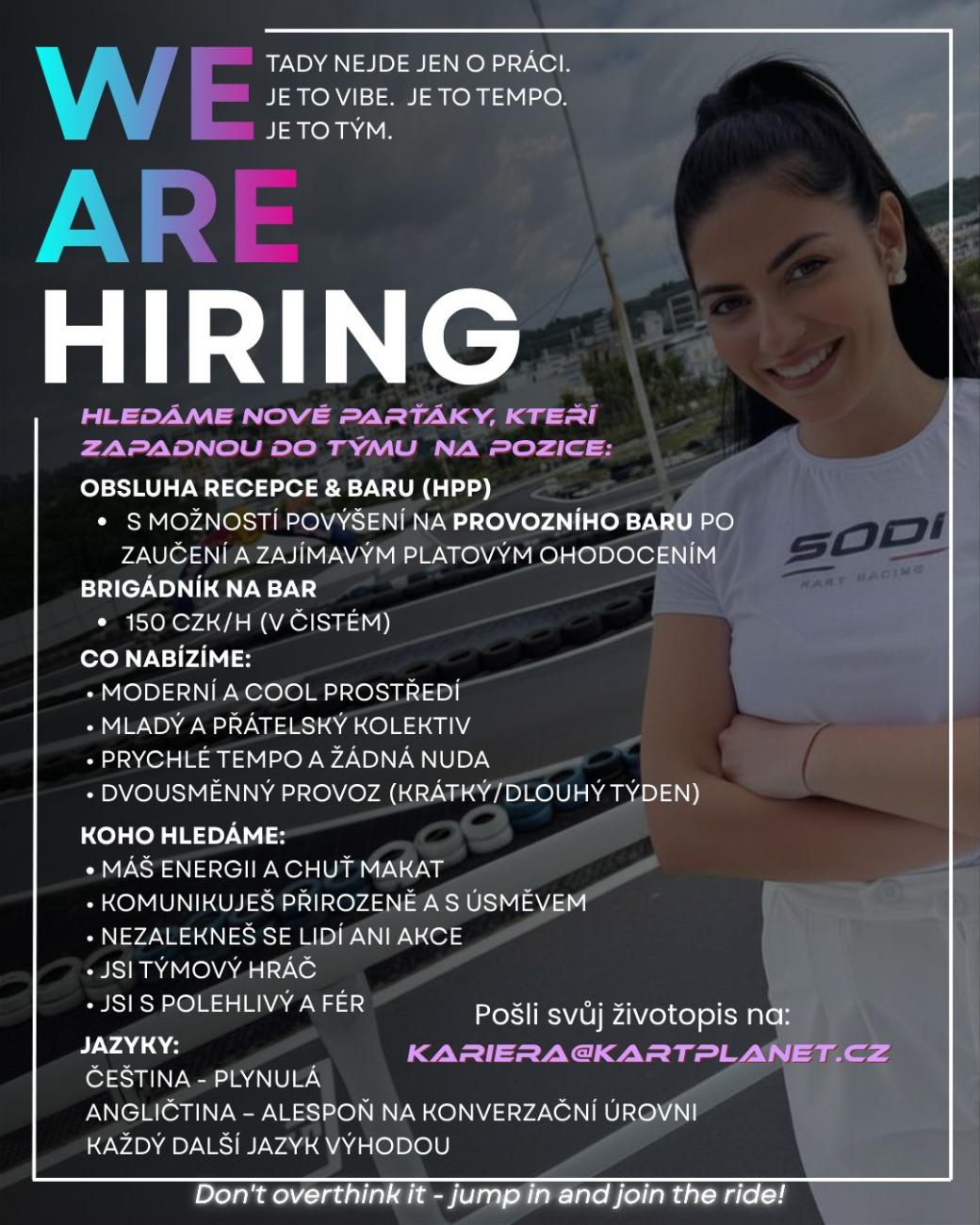 Nabíráme! / We are hiring!